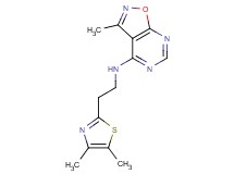 N-[2-(4,5-dimethyl-1,3-thiazol-2-yl)ethyl]-3-methylisoxazolo[5,4-d]pyrimidin-4-amine