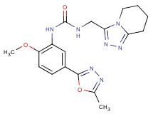 N-[2-methoxy-5-(5-methyl-1,3,4-oxadiazol-2-yl)phenyl]-N'-(5,6,7,8-tetrahydro[1,2,4]triazolo[4,3-a]pyridin-3-ylmethyl)urea