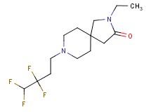 2-ethyl-8-(3,3,4,4-tetrafluorobutyl)-2,8-diazaspiro[4.5]decan-3-one