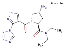 (2S,4R)-4-amino-N,N-diethyl-1-{[3-(1H-tetrazol-1-yl)-1H-pyrazol-4-yl]carbonyl}pyrrolidine-2-carboxamide