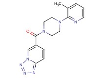 6-{[4-(3-methyl-2-pyridinyl)-1-piperazinyl]carbonyl}tetrazolo[1,5-a]pyridine