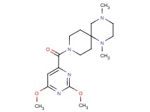 9-[(2,6-dimethoxypyrimidin-4-yl)carbonyl]-1,4-dimethyl-1,4,9-triazaspiro[5.5]undecane