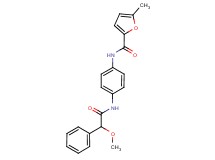 N-(4-{[methoxy(phenyl)acetyl]amino}phenyl)-5-methyl-2-furamide