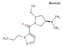 {(2S,4R)-4-(dimethylamino)-1-[(1-propyl-1H-pyrazol-5-yl)carbonyl]pyrrolidin-2-yl}methanol