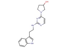 1-(2-{[2-(1H-indol-3-yl)ethyl]amino}pyrimidin-4-yl)pyrrolidin-3-ol