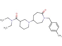 N,N-diethyl-1-[1-(4-methylbenzyl)-7-oxo-4-azepanyl]-3-piperidinecarboxamide