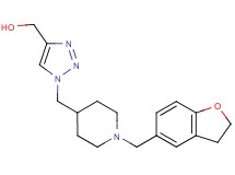 (1-{[1-(2,3-dihydro-1-benzofuran-5-ylmethyl)-4-piperidinyl]methyl}-1H-1,2,3-triazol-4-yl)methanol trifluoroacetate (salt)