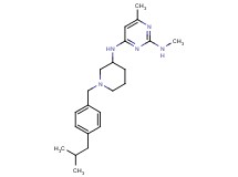 N~4~-[1-(4-isobutylbenzyl)-3-piperidinyl]-N~2~,6-dimethyl-2,4-pyrimidinediamine