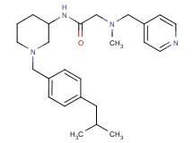 N~1~-[1-(4-isobutylbenzyl)-3-piperidinyl]-N~2~-methyl-N~2~-(4-pyridinylmethyl)glycinamide