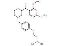 (2,4-dimethoxyphenyl)(1-{4-[2-(dimethylamino)ethoxy]benzyl}-3-piperidinyl)methanone