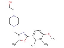 2-(4-{[2-(4-methoxy-2,3-dimethylphenyl)-5-methyl-1,3-oxazol-4-yl]methyl}piperazin-1-yl)ethanol