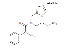 (2R)-2-amino-N-(2-methoxyethyl)-2-phenyl-N-(2-thienylmethyl)acetamide hydrochloride