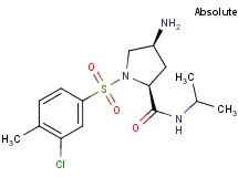(4S)-4-amino-1-[(3-chloro-4-methylphenyl)sulfonyl]-N-isopropyl-L-prolinamide