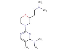 2-{2-[2-(dimethylamino)ethyl]-4-morpholinyl}-N,N,5-trimethyl-4-pyrimidinamine