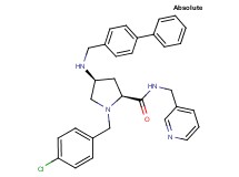 (4S)-4-[(4-biphenylylmethyl)amino]-1-(4-chlorobenzyl)-N-(3-pyridinylmethyl)-L-prolinamide