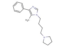 5-methyl-4-phenyl-1-(4-pyrrolidin-1-ylbutyl)-1H-imidazole