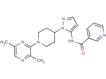 N-{1-[1-(3,6-dimethylpyrazin-2-yl)piperidin-4-yl]-1H-pyrazol-5-yl}nicotinamide