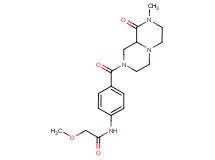 2-methoxy-N-{4-[(8-methyl-9-oxooctahydro-2H-pyrazino[1,2-a]pyrazin-2-yl)carbonyl]phenyl}acetamide