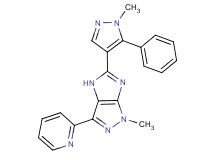 1-methyl-5-(1-methyl-5-phenyl-1H-pyrazol-4-yl)-3-pyridin-2-yl-1,4-dihydroimidazo[4,5-c]pyrazole