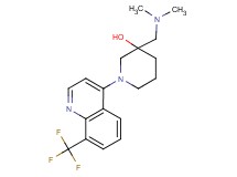 3-[(dimethylamino)methyl]-1-[8-(trifluoromethyl)-4-quinolinyl]-3-piperidinol
