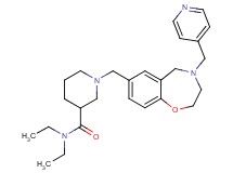 N,N-diethyl-1-{[4-(4-pyridinylmethyl)-2,3,4,5-tetrahydro-1,4-benzoxazepin-7-yl]methyl}-3-piperidinecarboxamide