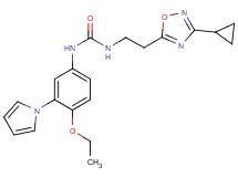 N-[2-(3-cyclopropyl-1,2,4-oxadiazol-5-yl)ethyl]-N'-[4-ethoxy-3-(1H-pyrrol-1-yl)phenyl]urea