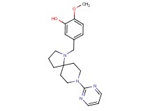2-methoxy-5-{[8-(2-pyrimidinyl)-1,8-diazaspiro[4.5]dec-1-yl]methyl}phenol