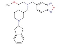 (2,1,3-benzoxadiazol-5-ylmethyl){[1-(2,3-dihydro-1H-inden-2-yl)-3-piperidinyl]methyl}(2-methoxyethyl)amine