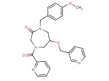 1-(4-methoxybenzyl)-4-(2-pyridinylcarbonyl)-6-(3-pyridinylmethoxy)-1,4-diazepan-2-one
