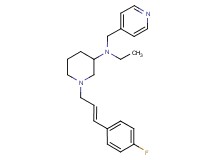 N-ethyl-1-[(2E)-3-(4-fluorophenyl)-2-propen-1-yl]-N-(4-pyridinylmethyl)-3-piperidinamine