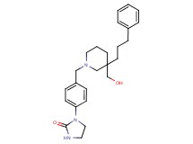 1-(4-{[3-(hydroxymethyl)-3-(3-phenylpropyl)-1-piperidinyl]methyl}phenyl)-2-imidazolidinone