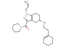 1-allyl-N-[2-(1-cyclohexen-1-yl)ethyl]-3-(1-piperidinylcarbonyl)-4,5,6,7-tetrahydro-1H-indazol-5-amine