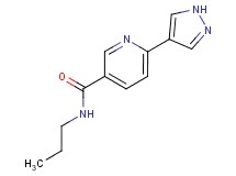 N-propyl-6-(1H-pyrazol-4-yl)nicotinamide