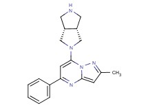 7-[rel-(3aR,6aS)-hexahydropyrrolo[3,4-c]pyrrol-2(1H)-yl]-2-methyl-5-phenylpyrazolo[1,5-a]pyrimidine dihydrochloride