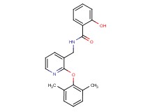 N-{[2-(2,6-dimethylphenoxy)pyridin-3-yl]methyl}-2-hydroxybenzamide