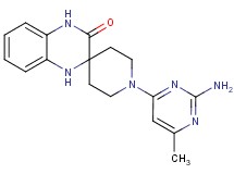 1-(2-amino-6-methyl-4-pyrimidinyl)-1',4'-dihydro-3'H-spiro[piperidine-4,2'-quinoxalin]-3'-one
