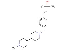 2-methyl-4-{4-[(1'-methyl-4,4'-bipiperidin-1-yl)methyl]phenyl}-2-butanol