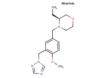 (3S)-3-ethyl-4-[4-methoxy-3-(1H-1,2,4-triazol-1-ylmethyl)benzyl]morpholine