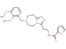 N-{2-[7-(2,3-dimethoxybenzyl)-6,7,8,9-tetrahydro-5H-[1,2,4]triazolo[4,3-d][1,4]diazepin-3-yl]ethyl}-2-furamide
