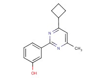 3-(4-cyclobutyl-6-methylpyrimidin-2-yl)phenol