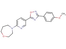 4-{5-[3-(4-methoxyphenyl)-1,2,4-oxadiazol-5-yl]-2-pyridinyl}-1,4-oxazepane