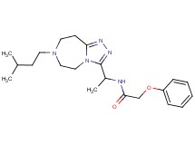 N-{1-[7-(3-methylbutyl)-6,7,8,9-tetrahydro-5H-[1,2,4]triazolo[4,3-d][1,4]diazepin-3-yl]ethyl}-2-phenoxyacetamide