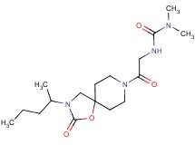 N,N-dimethyl-N'-{2-[3-(1-methylbutyl)-2-oxo-1-oxa-3,8-diazaspiro[4.5]dec-8-yl]-2-oxoethyl}urea