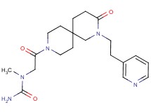 N-methyl-N-{2-oxo-2-[3-oxo-2-(2-pyridin-3-ylethyl)-2,9-diazaspiro[5.5]undec-9-yl]ethyl}urea