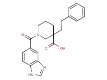 1-(1H-benzimidazol-5-ylcarbonyl)-3-(2-phenylethyl)piperidine-3-carboxylic acid