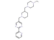 5-({3-[(4-methylpiperazin-1-yl)methyl]piperidin-1-yl}methyl)-2-pyridin-2-ylpyrimidine