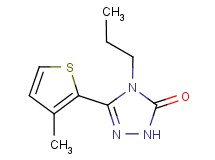 5-(3-methyl-2-thienyl)-4-propyl-2,4-dihydro-3H-1,2,4-triazol-3-one