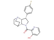 2-{[(3R*,3aR*,7aR*)-3-(4-fluorophenyl)hexahydro-4,7-ethanopyrrolo[3,2-b]pyridin-1(2H)-yl]carbonyl}pyridin-3-ol