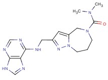 N,N-dimethyl-2-[(9H-purin-6-ylamino)methyl]-7,8-dihydro-4H-pyrazolo[1,5-a][1,4]diazepine-5(6H)-carboxamide