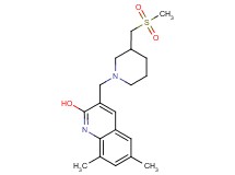 6,8-dimethyl-3-({3-[(methylsulfonyl)methyl]-1-piperidinyl}methyl)-2-quinolinol
